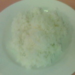 江南春 - 白飯／半ライス１１０円（平成２５年８月）