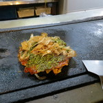 髭将 - えび玉天（３５０円）