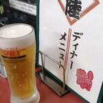 太陸 - 生ビール580円