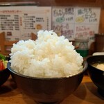 居酒屋 八郎右エ門 - ご飯大盛(無料)