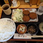 えびす家 - メンチカツ定食