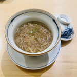 鮨 神楽 - 毛蟹の茶碗蒸し