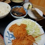 居酒屋やしろ - 串かつ定食