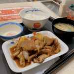 Matsuya - 松屋風ロモサルタード定食（肉２枚）