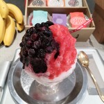 堀内果実園 - いちごとブルーベリーかき氷