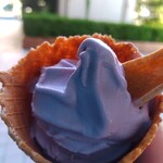 ミニストップ - 料理写真:ナガノパープルとは程遠い、紫色のブドウ味。