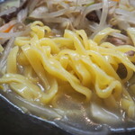 ながたラーメン - 野菜たっぷりタンメンの麺