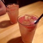 ひより　麦縄本舗　炭焼酒場 - Ｈ25.08　生グレープフルーツサワー②