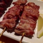 ひより　麦縄本舗　炭焼酒場 - Ｈ25.08　炭焼き（せせり②）