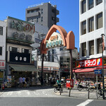 酒場ニホレモ - 商店街を進む。