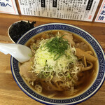 Chuukasoba Konno - 太麺中華そば　ネギ　岩海苔