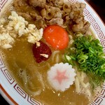 元祖 肉玉そば 越智 - 旨辛肉玉そば