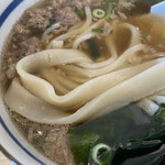 うどん　肉のうめぜん - 自家製麺なのが分かる