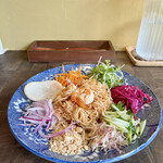 カオヤム堂 - 海老のピリ辛和え麺 1100円