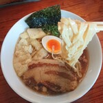 浜堂ラーメン - 麺のリフトアップ