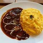 Cafe brunch TAMAGOYA - デミグラオムライス