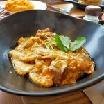 Cafe brunch TAMAGOYA - 天城軍鶏の親子丼　火加減絶妙