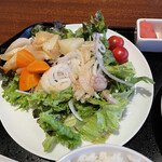 Mitsui Gaden Hoteru - 野菜サラダに温野菜