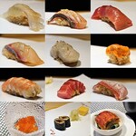 鮨 双海 - 【おまかせ握り(上)コース】レベチの美味しさ！さすがミシュラン獲得店プロデュースですね～♪