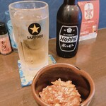 せんごく酒場 - ホッピーセット(白)/あかキムチ