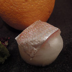 魚菜 由良 - 向付　ズームアップ