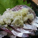 銀鮨 - アシの刺身