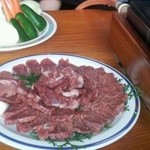 宮川 - 焼肉セットのお肉と野菜(3人分)