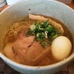 らぁ麺や 汐そば雫 - あじ玉 汐そば（￥830）♪♪