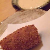 麻布 かどわき - 百合根で作った松茸コロッケ