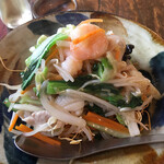 Otonoha - 五目あんかけカタ焼麺定食（塩）1,400円
