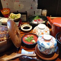 炭焼 うな富士 有楽町店 - 上ひつまぶし御膳  ￥8350 ご飯大盛り￥100