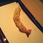 てんぷら 近藤 - 海老2本目