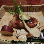 はせ川 - キチジ（キンキン）の焼き物・・・付け合せも旨い