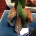 はせ川 - 先付け・・・穴子寿司