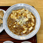 Gyouza No Manshuu - マーボ豆腐セット ¥1,030 のマーボ豆腐