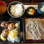 Juuwari Soba Koga - 2023年6月20日(火) 十割そば古賀 瀬谷店 さん 
                        唐揚げご飯セット980円