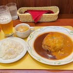 グリル マルヨシ - 特選ロールキャベツ定食 平日限定 ライス・スープ付 1680円