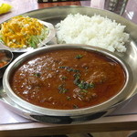 南印度ダイニング - マトンカレーランチ８００円