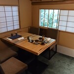 蕎麦おさめ - 入室時に撮り忘れていたので退室時