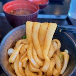 お食事処 錦屋 - 伊勢うどんのハーフサイズです