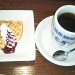 雪詩慕雲 - ミニワッフル、雪詩慕雲ブレンド。