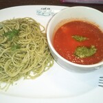 雪詩慕雲 - マルゲリータ風浸けパスタ。