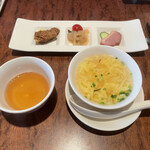 維新號 點心茶室 - スープと前菜3種