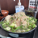 無鉄砲しゃばとん - 味玉豚そば大盛り　野菜普通　ネギデキコテ