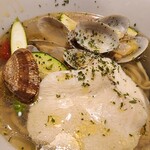 牡蠣・貝料理居酒屋 貝しぐれ - 貝出汁あさりラーメン