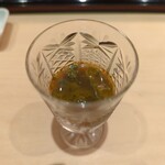 すし 良月 - 鮑の肝ポン酢