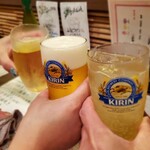 創彩和房ふじた - 再会を祝して、3人で*(ˊᗜˋ*)و