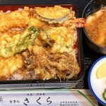 食事処 さくら - エビ天重(1430円)