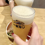 酒とったり - 濁り酒とビールを合わせたオリジナル！ホワイトビールで乾杯♪(*^^)o凵凵o(^^*)♪