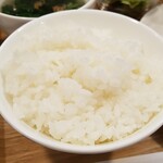 キッチン ブルー グローブ - ご飯大盛りのアップ